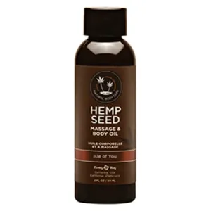 Earthly Body Hemp Seed Massage Oil Isle Of You