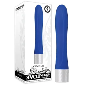 Evolved Kindle 19cm G-Spot Vibrator Blue Sex Toy