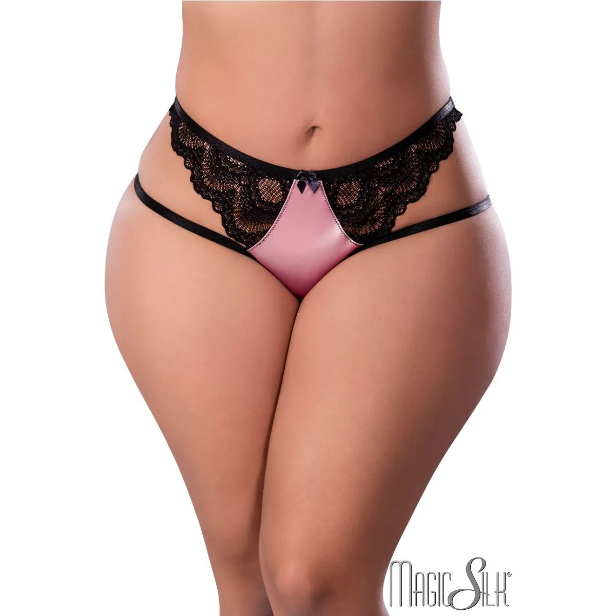 Exposed Silky Lace Panty by Magic Silk