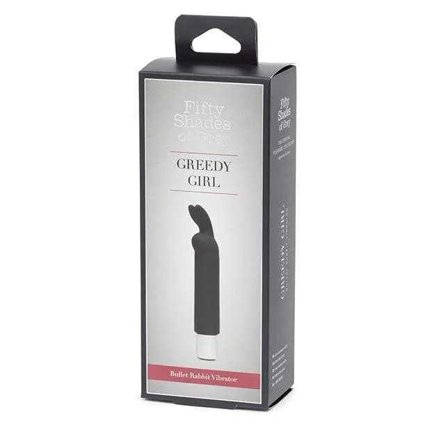 Fifty Shades of Grey - Greedy Girl Rechargeable Bullet Rabbit Vibrator (Black)