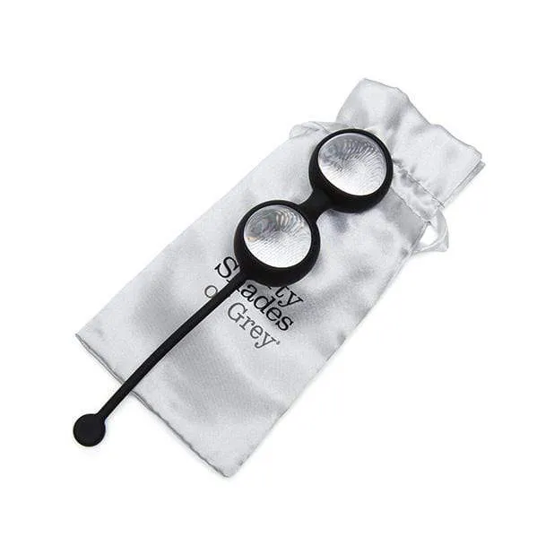 Fifty Shades of Grey - Inner Goddess Glass Pleasure Kegel Balls 77 g (Clear)