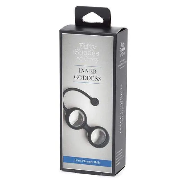 Fifty Shades of Grey - Inner Goddess Glass Pleasure Kegel Balls 77 g (Clear)