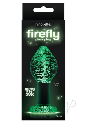 Firefly Glass Plug Large Clear