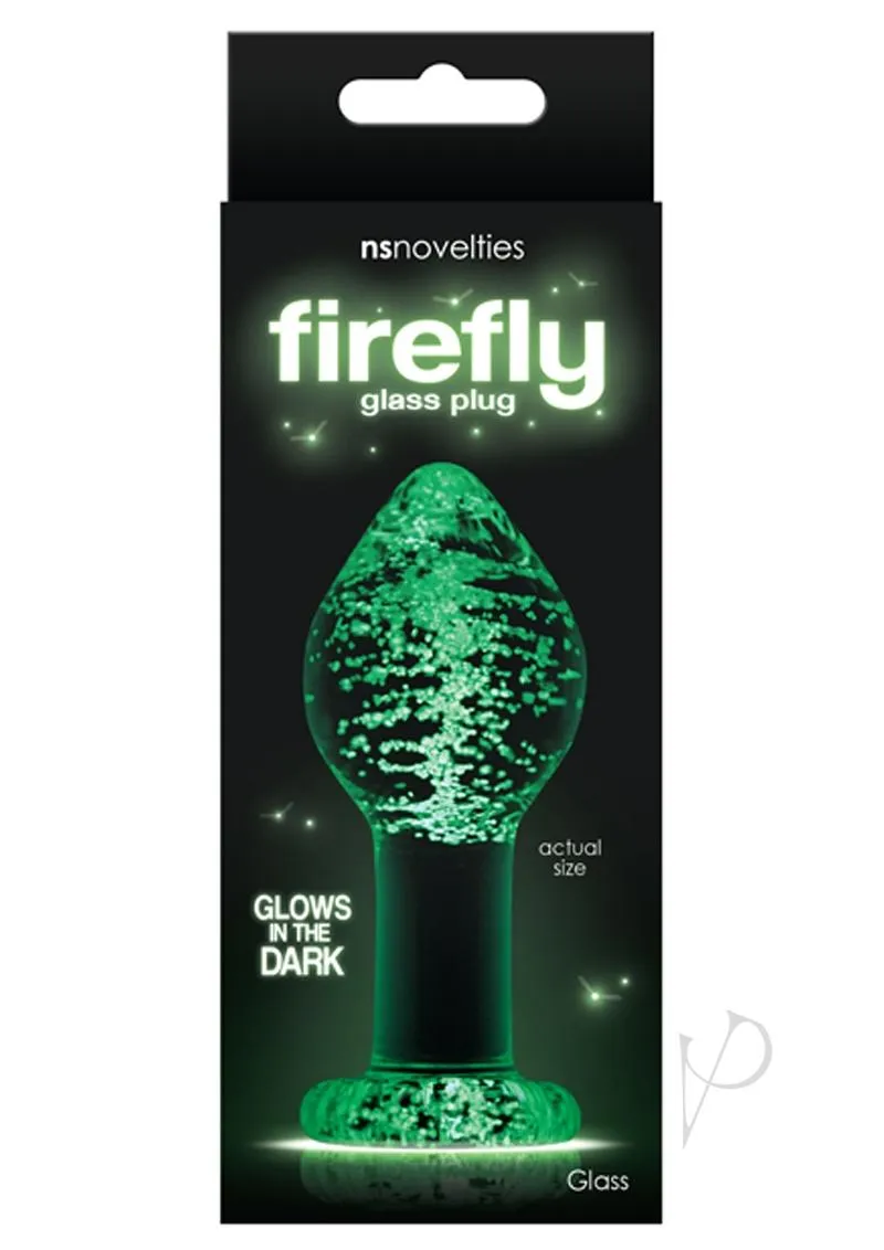 Firefly Glass Plug Large Clear