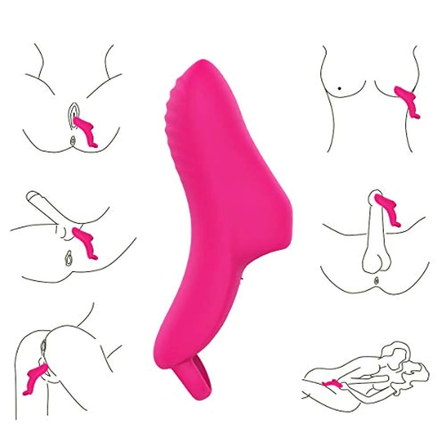 G Spot Finger Vibrator Clit Massager