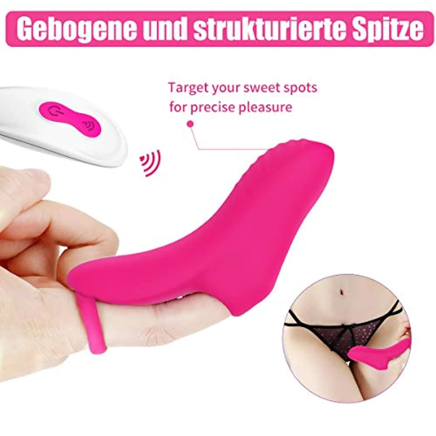 G Spot Finger Vibrator Clit Massager