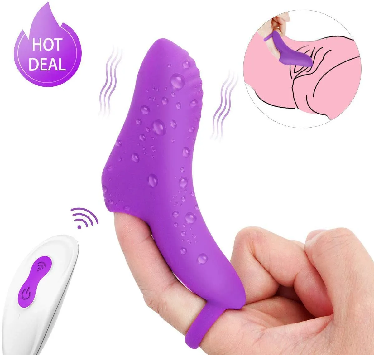 G Spot Finger Vibrator Clit Massager