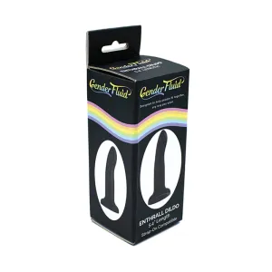 Gender Fluid Enthrall 5.4 in. Silicone Strap-On Dildo Black