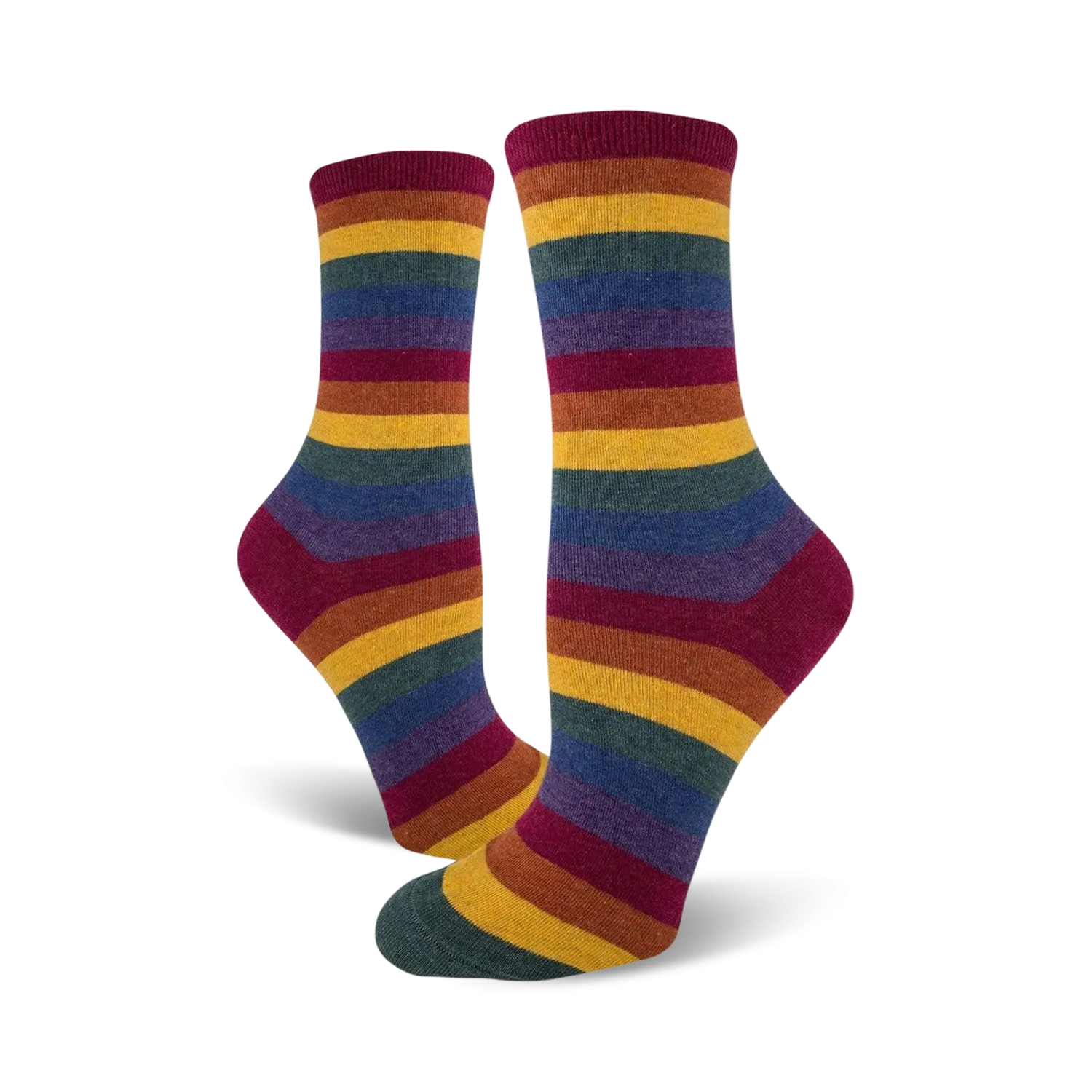 Heather Rainbow Striped