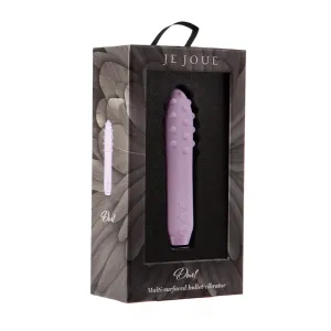Je Joue Duet Rechargeable Silicone Multi-Surfaced Bullet Vibrator Lilac