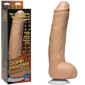 John Holmes Realistic Cock 12 Vac-U-Lock Suction Cup Large Dildo
