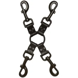 Kink Leather Submissive Accessories All Access Clips Black
