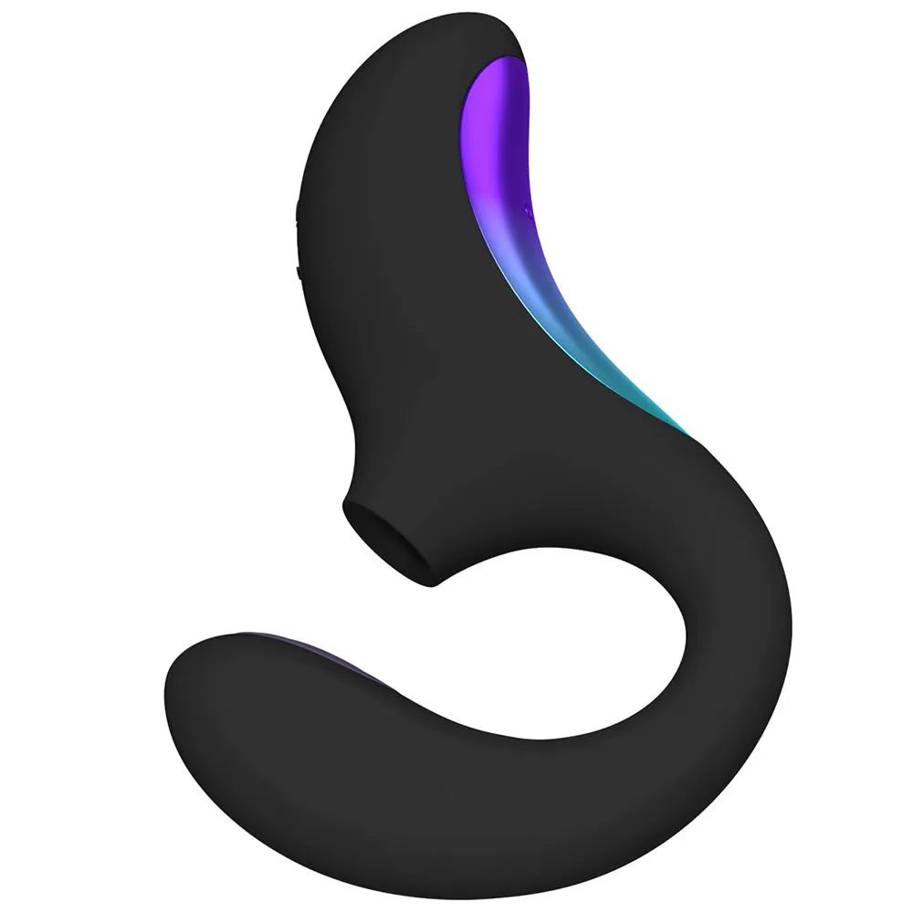 Lelo Enigma Double Sonic Triple Clitoral Stimulator APP Vibrator Black
