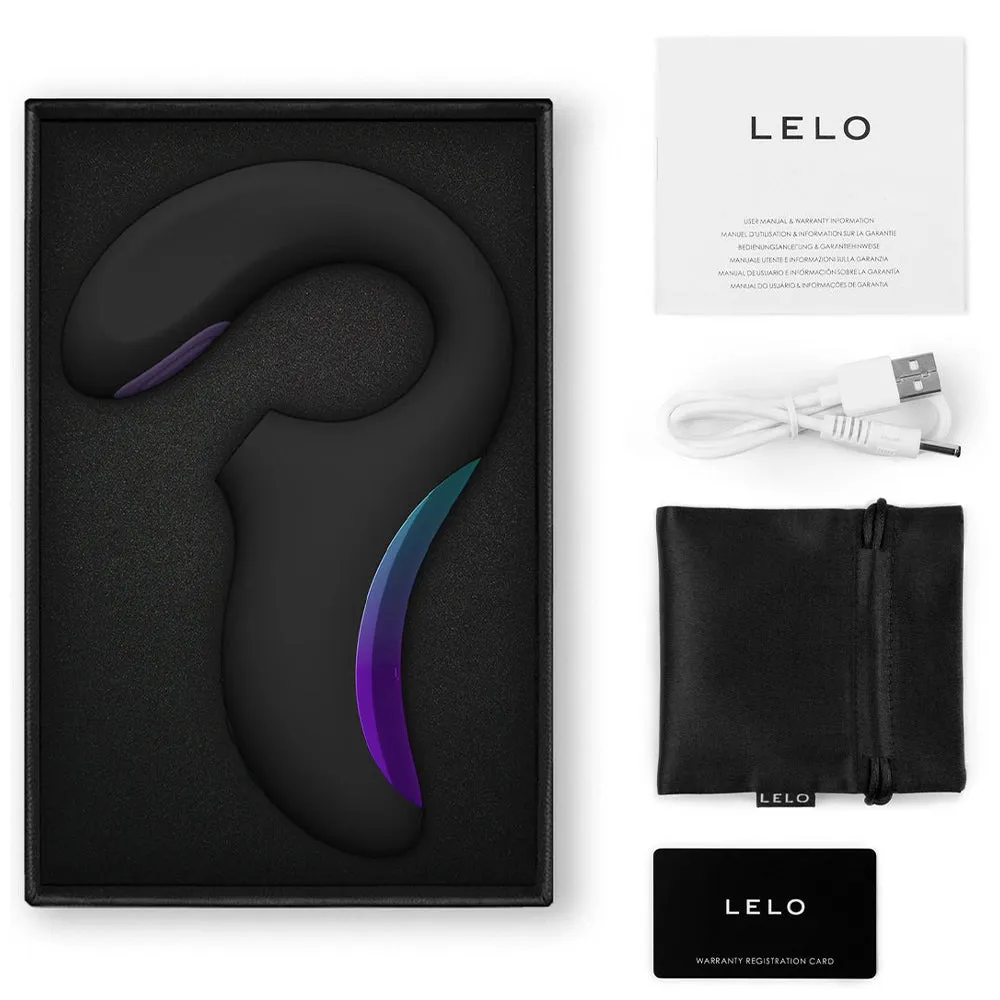 Lelo Enigma Double Sonic Triple Clitoral Stimulator APP Vibrator Black