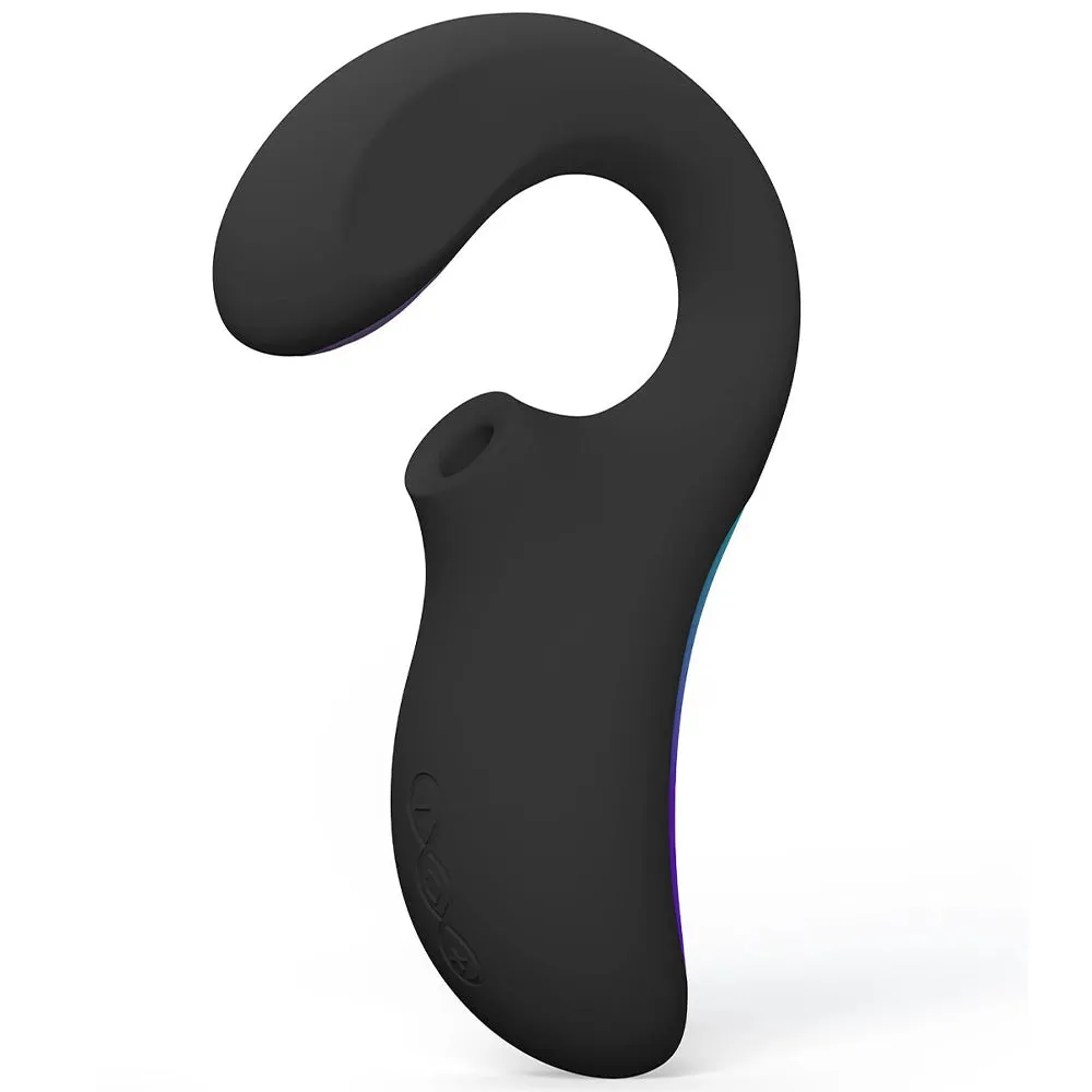 Lelo Enigma Double Sonic Triple Clitoral Stimulator APP Vibrator Black