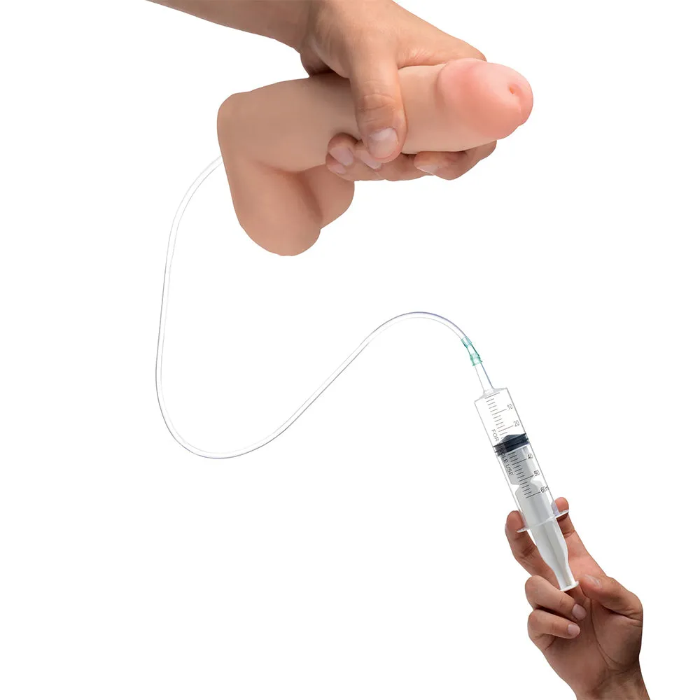 Loadz 8 Dual Density Squirting Dildo Ejaculating Cock Syringe Dong Sex Toy