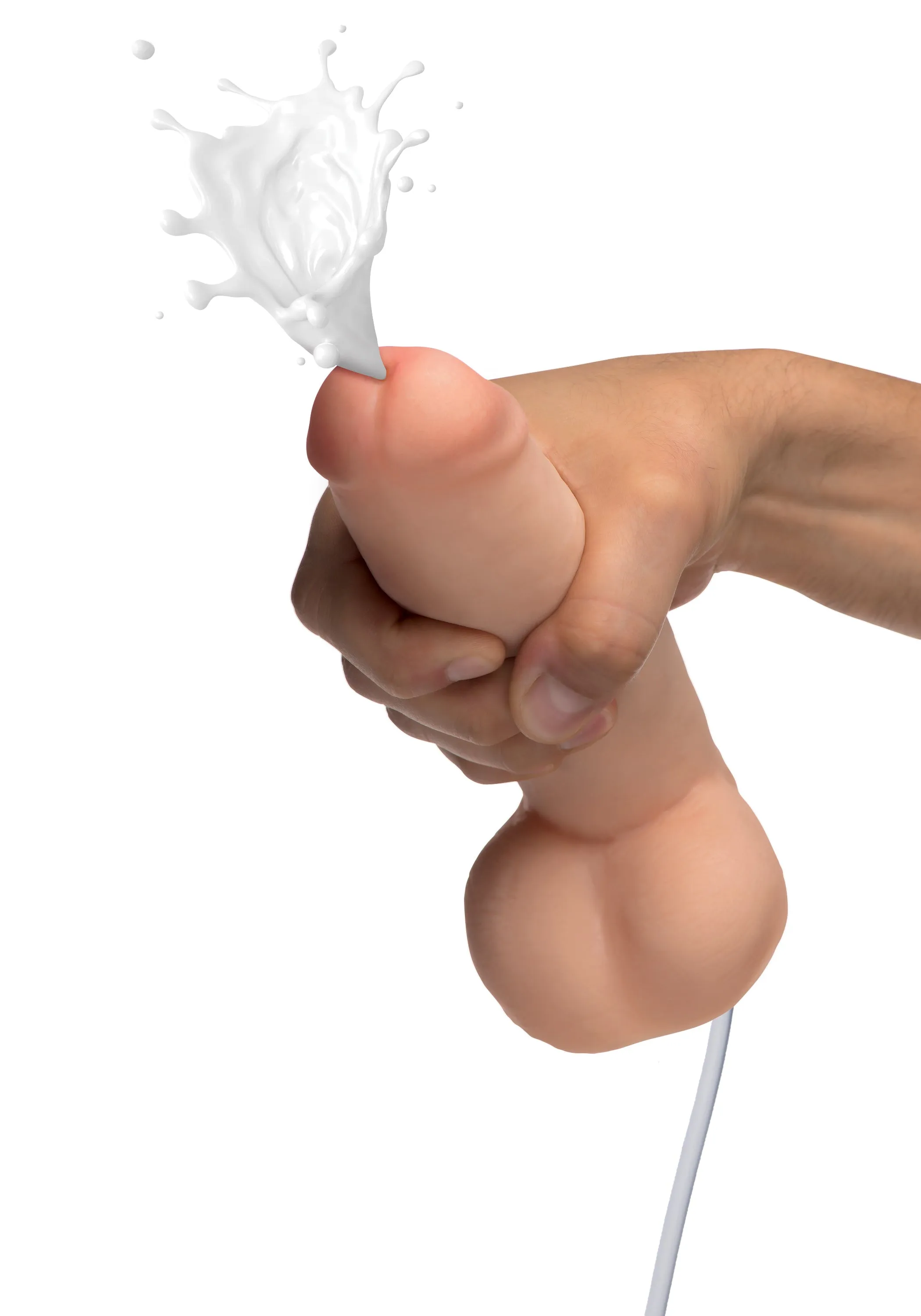 Loadz 8 Dual Density Squirting Dildo Ejaculating Cock Syringe Dong Sex Toy