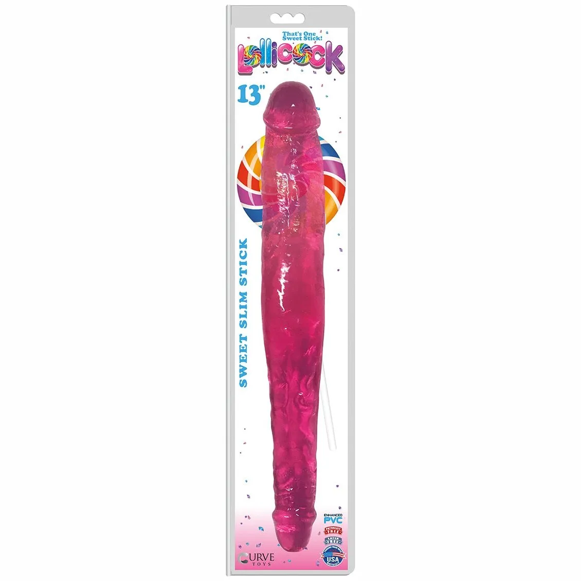 Lollicock Sweet Slim Stick Double Dildo