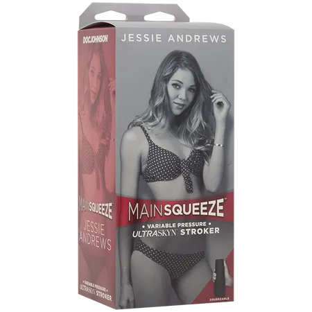 Main Squeeze Jessie Andrews 3D UTRASKYN Pocket Pussy Male Masturbator Sex Toy