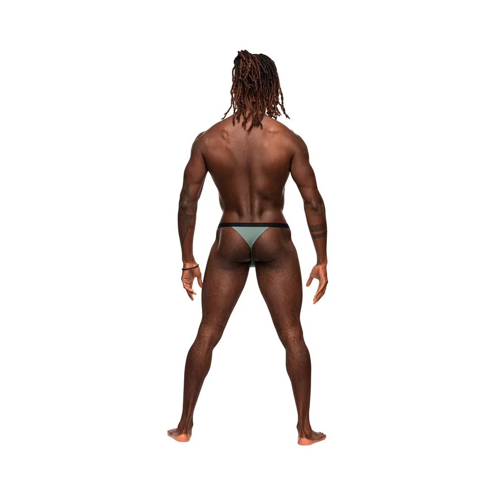 Male Power Magnificence Micro V Thong Jade L/xl