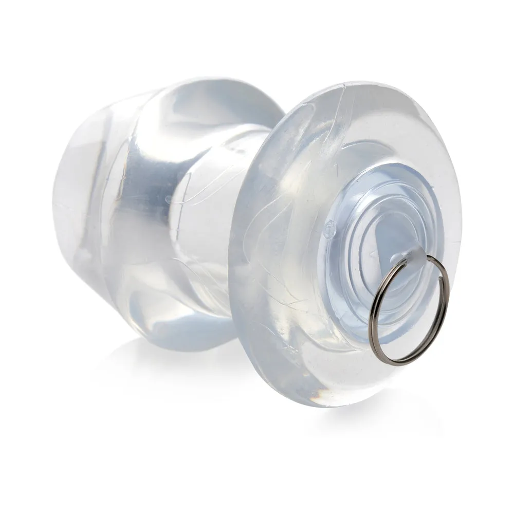 Master Series Ass Bung Clear Hollow Anal Dilator 3 in.