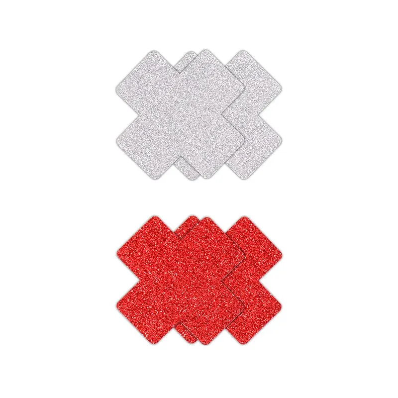 NS Novelties Pretty Pasties Glitter Crosses