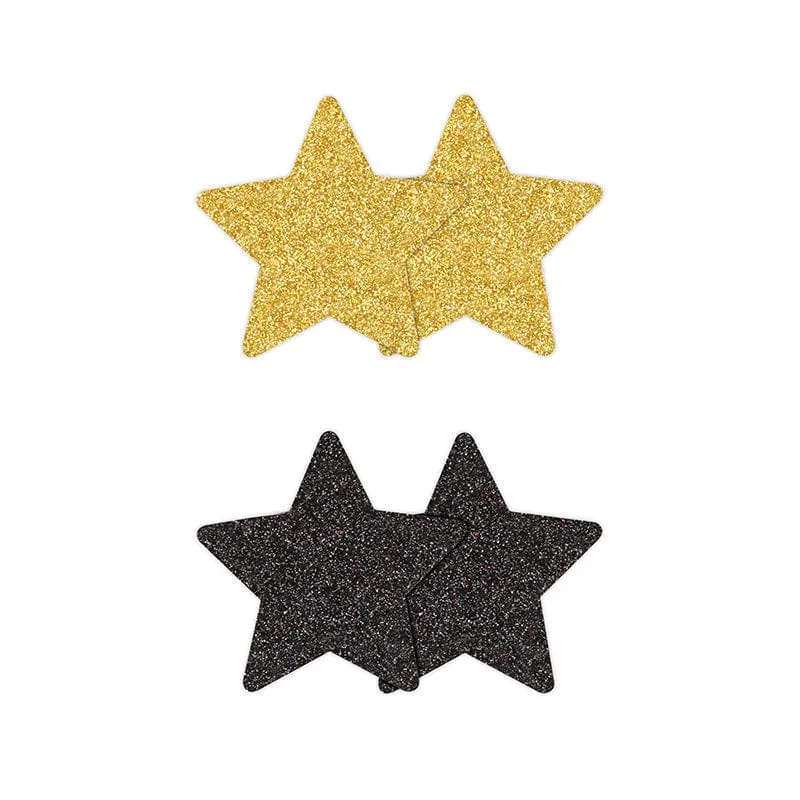 NS Novelties Pretty Pasties Glitter Stars 2 Pairs