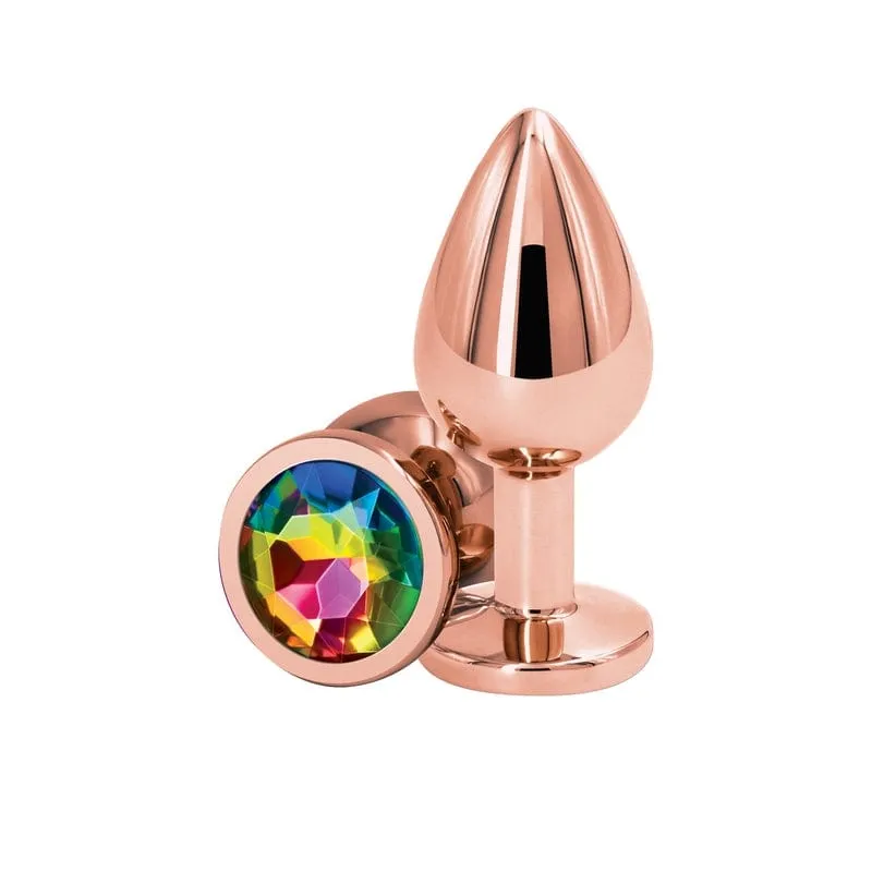 NS Novelties Rear Assets Medium Plug Rainbow