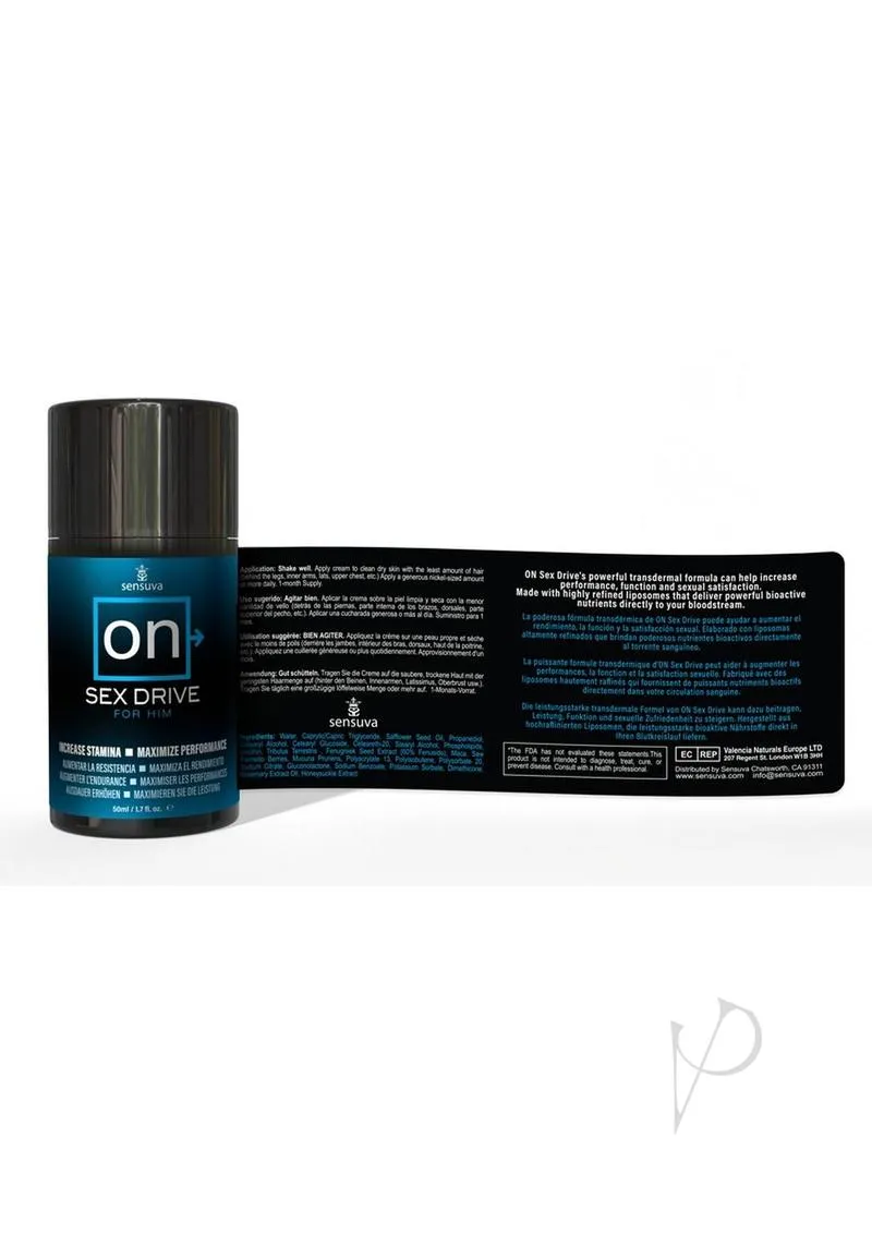 On Sex Drive For Him 1.7oz