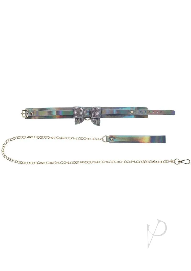 Ouch Paris Coll Collar Leash Blk
