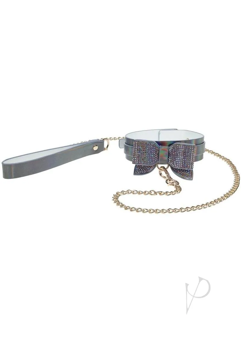 Ouch Paris Coll Collar Leash Blk