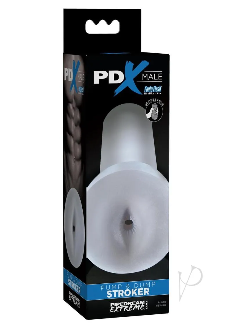 Pdx Male Pump and Dump Stroker Clr