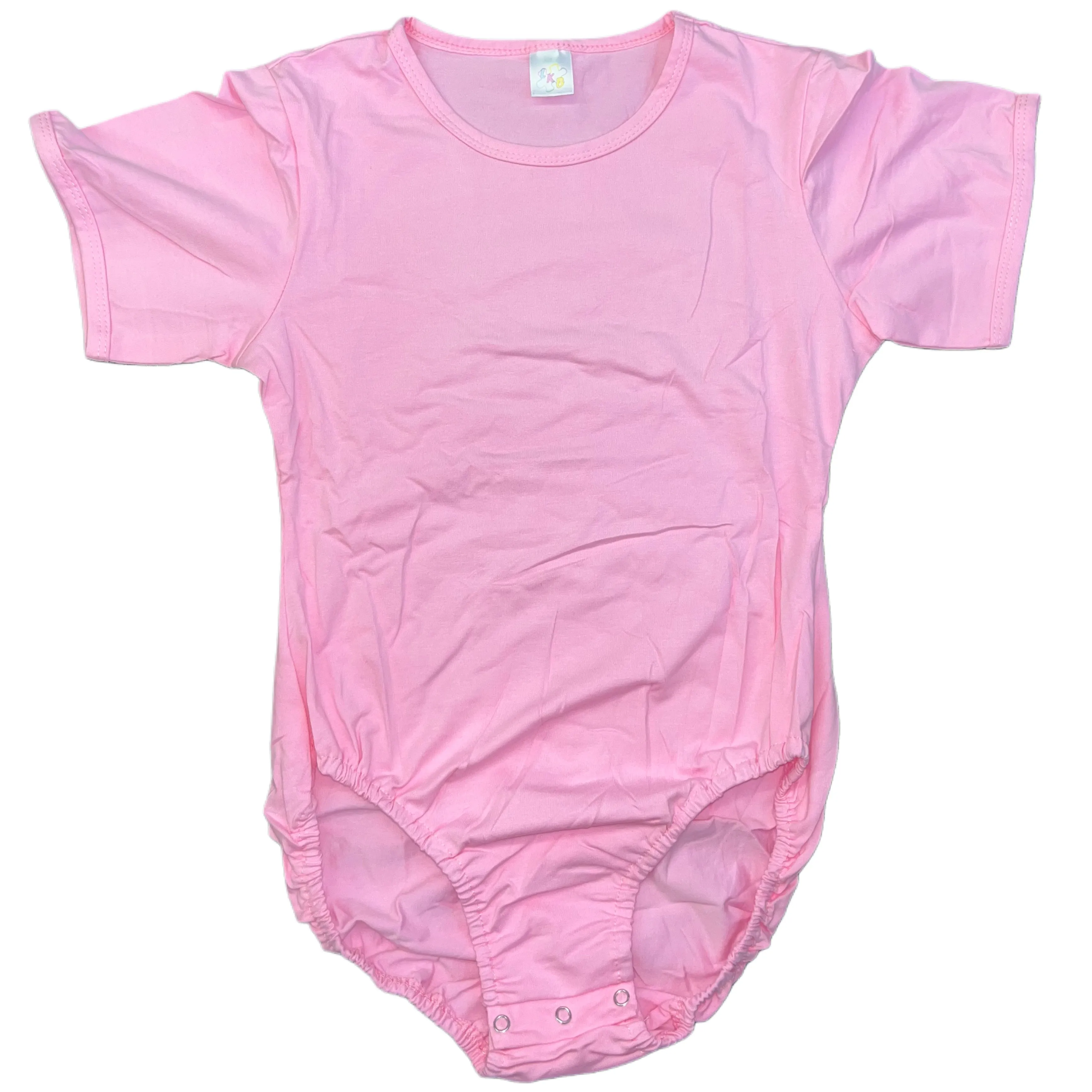 Pink Cotton Bodysuit