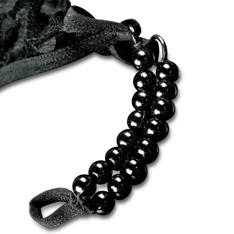 Pipedream Products Hookup Panties Crotchless Pleasure Pearls