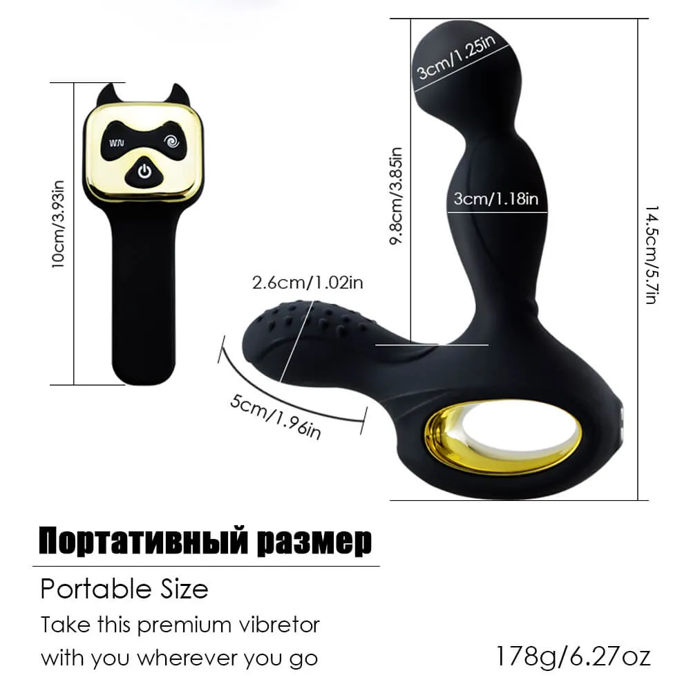 Prostate Massager Heating Rotating Toy For Gay Women