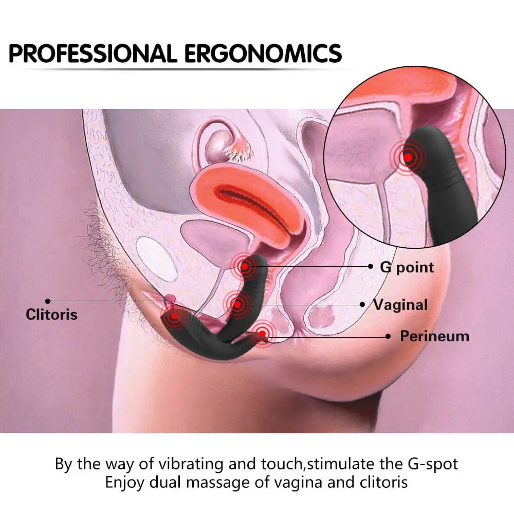 Prostate Massager Mute Remote Control Butt Plug