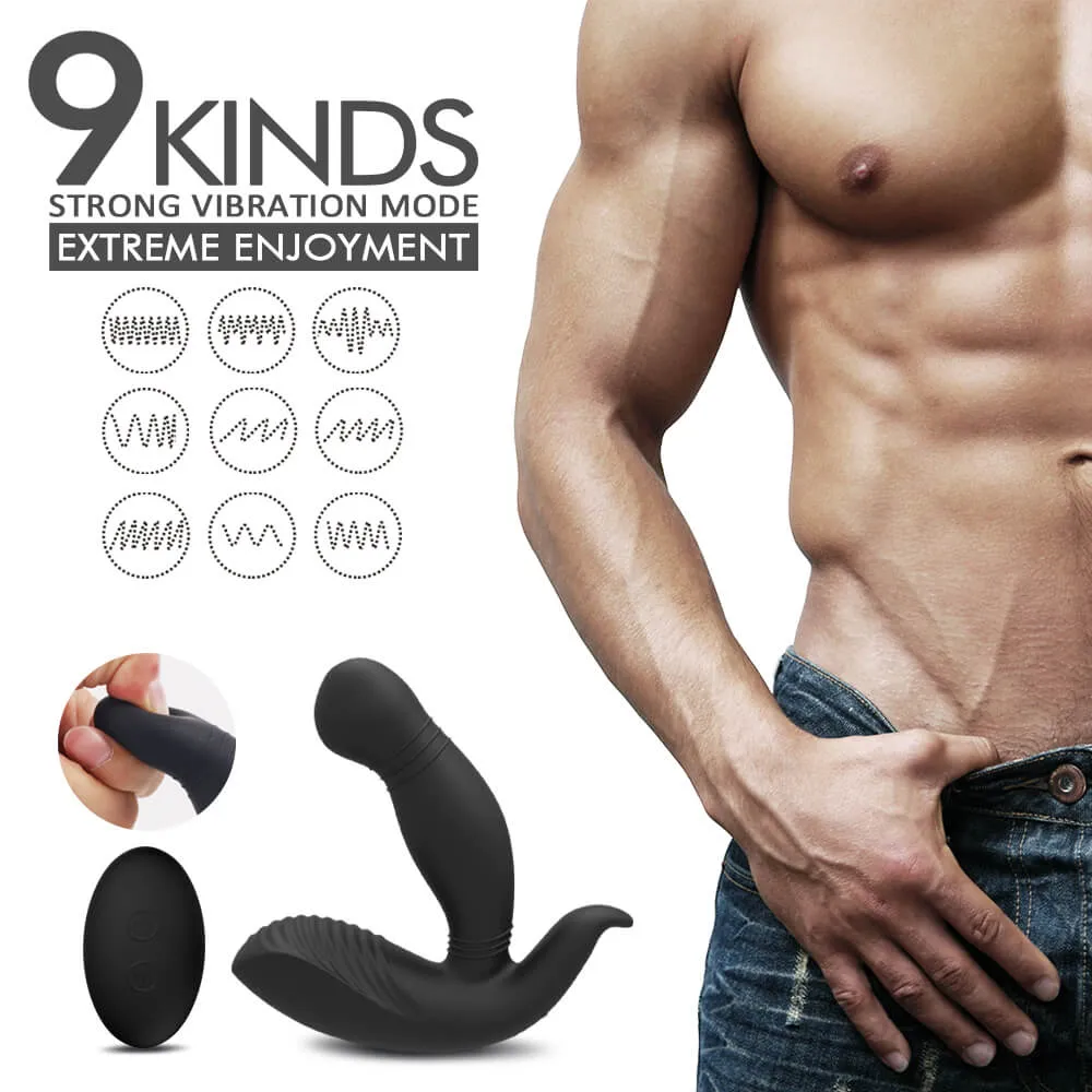 Prostate Massager Mute Remote Control Butt Plug