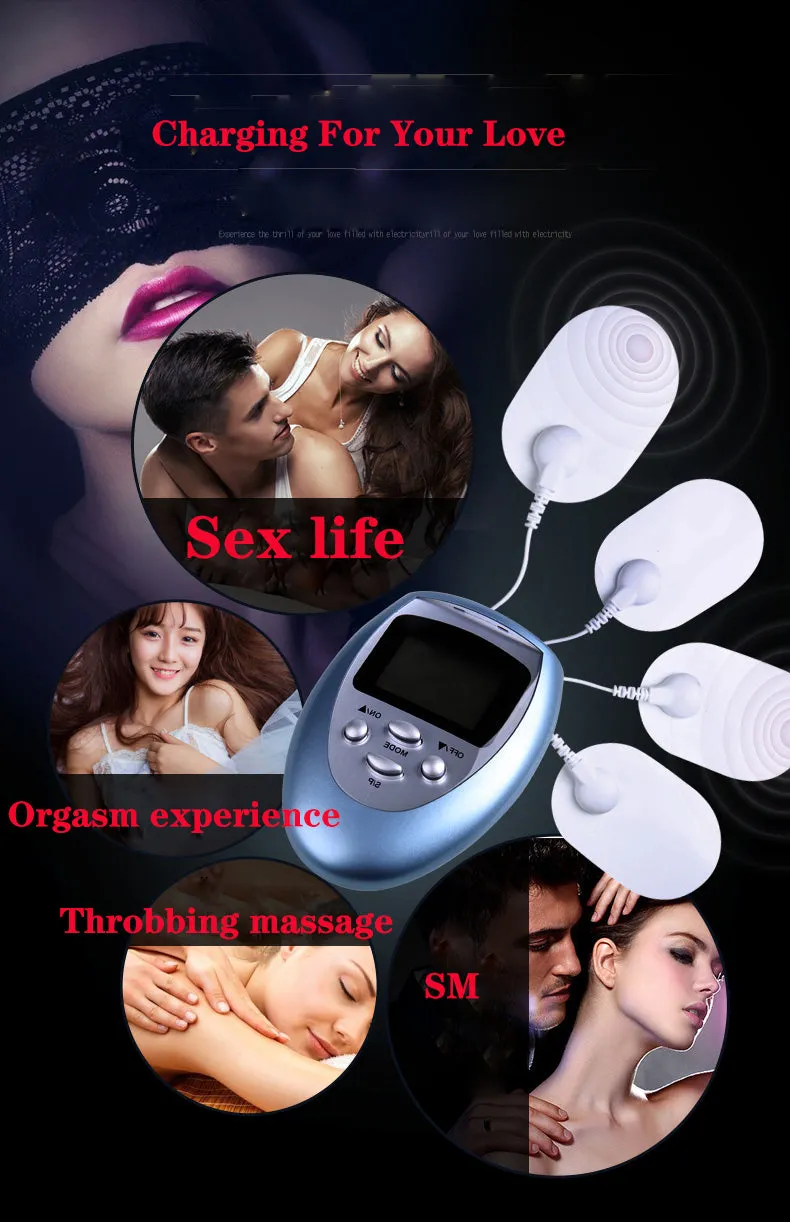 Pulse Electric Shock Patch Breast Clitoris Stimulation Massager