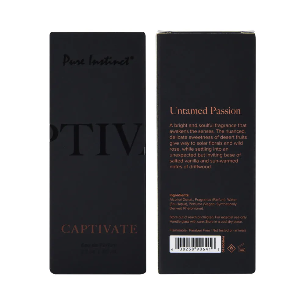 Pure Instinct Pheromone Eau De Parfum Captivate 2 Floz | 60 Ml