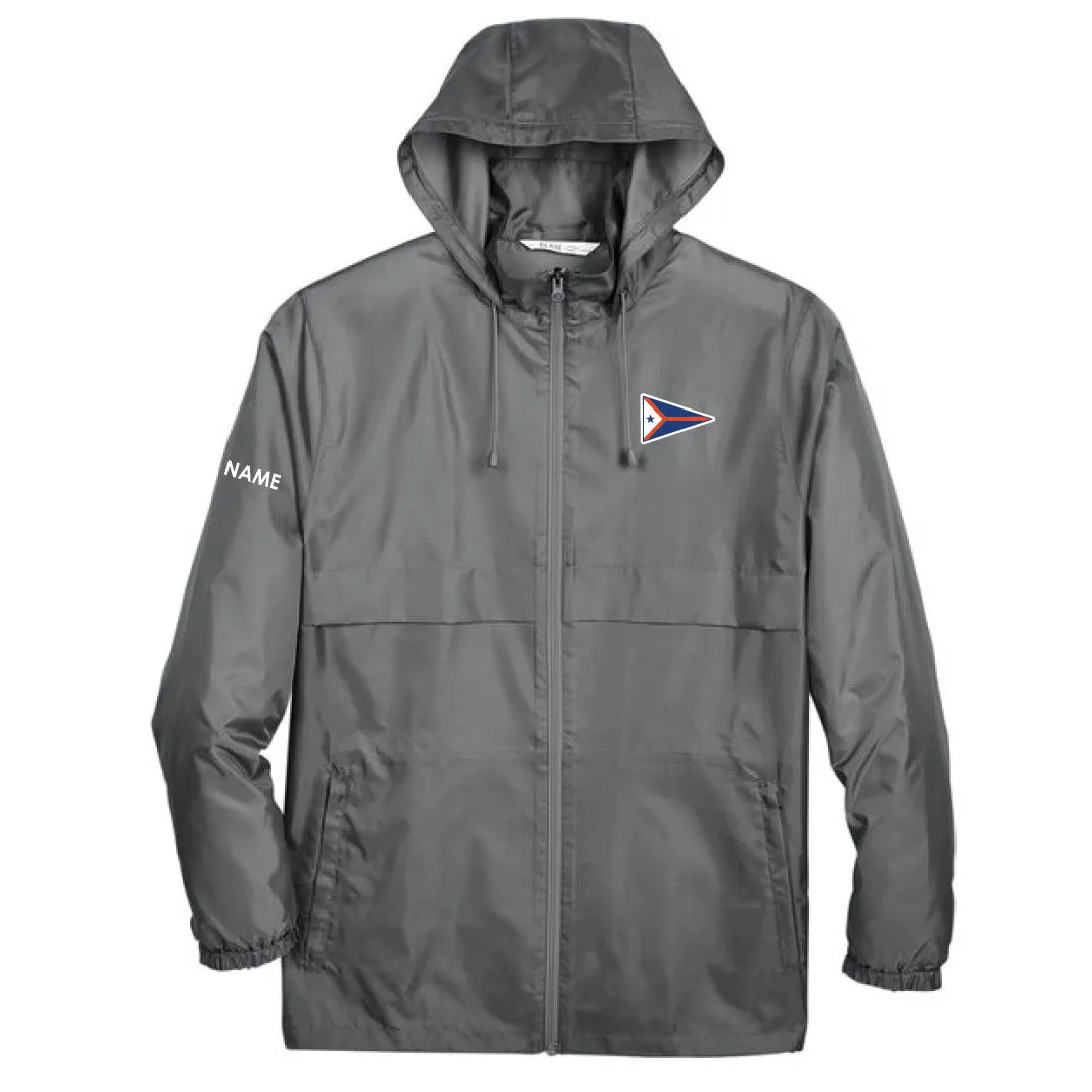 PYC Water Resistant Lightweight Full Zip Jacket