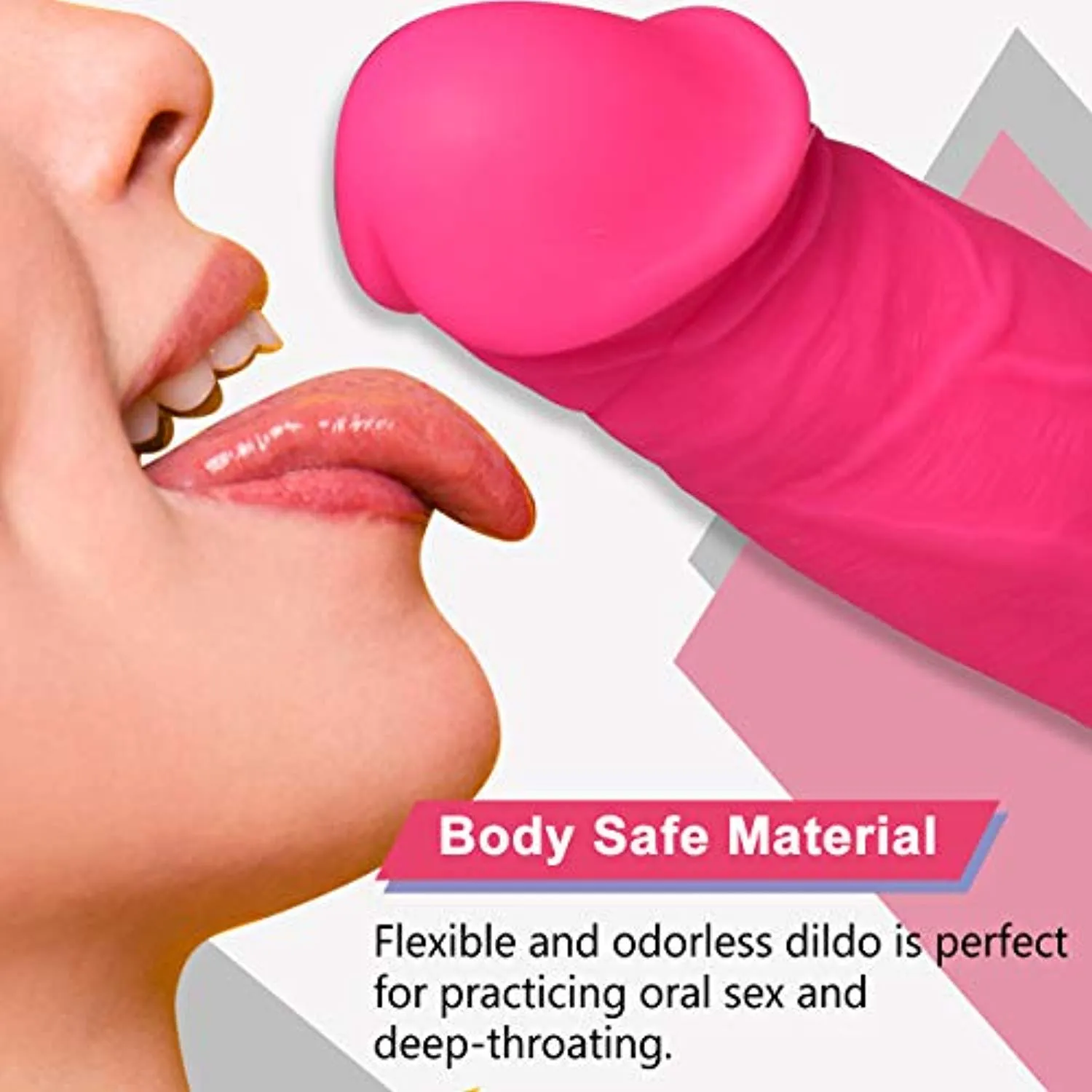 Realistic Dual Density Liquid Dildo
