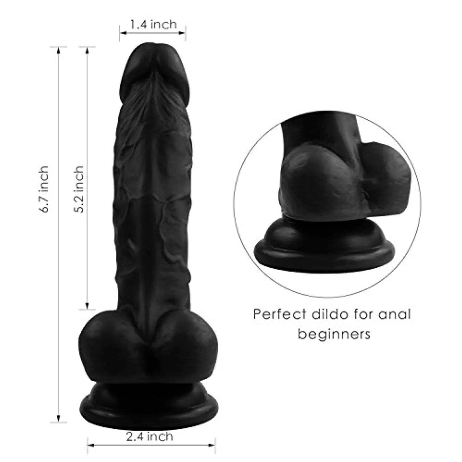 Realistic Ultra-Soft Dildo Women Sex Toy Large Dildo