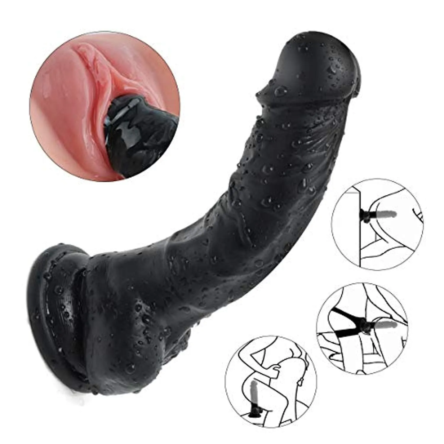 Realistic Ultra-Soft Dildo Women Sex Toy Large Dildo