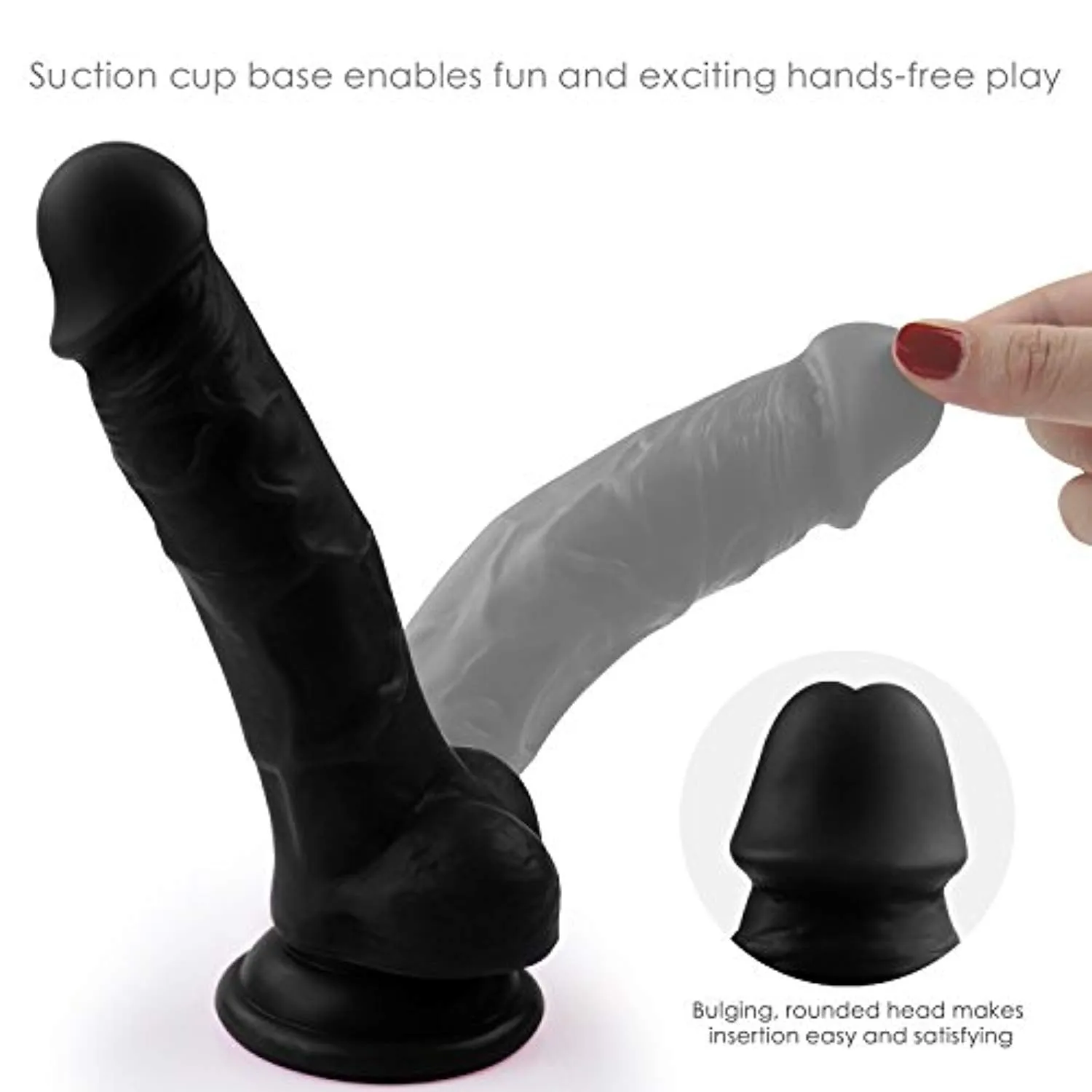 Realistic Ultra-Soft Dildo Women Sex Toy Large Dildo