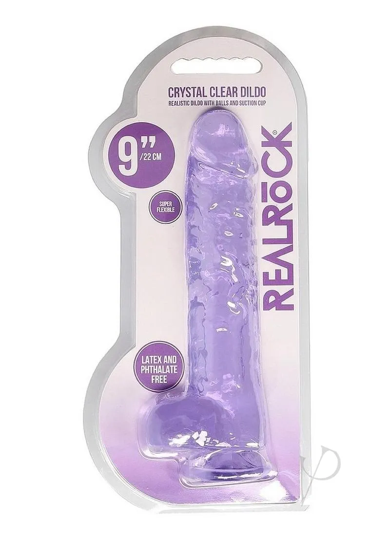 Realrock Crystal Clear Dildo Ball 9 Pur