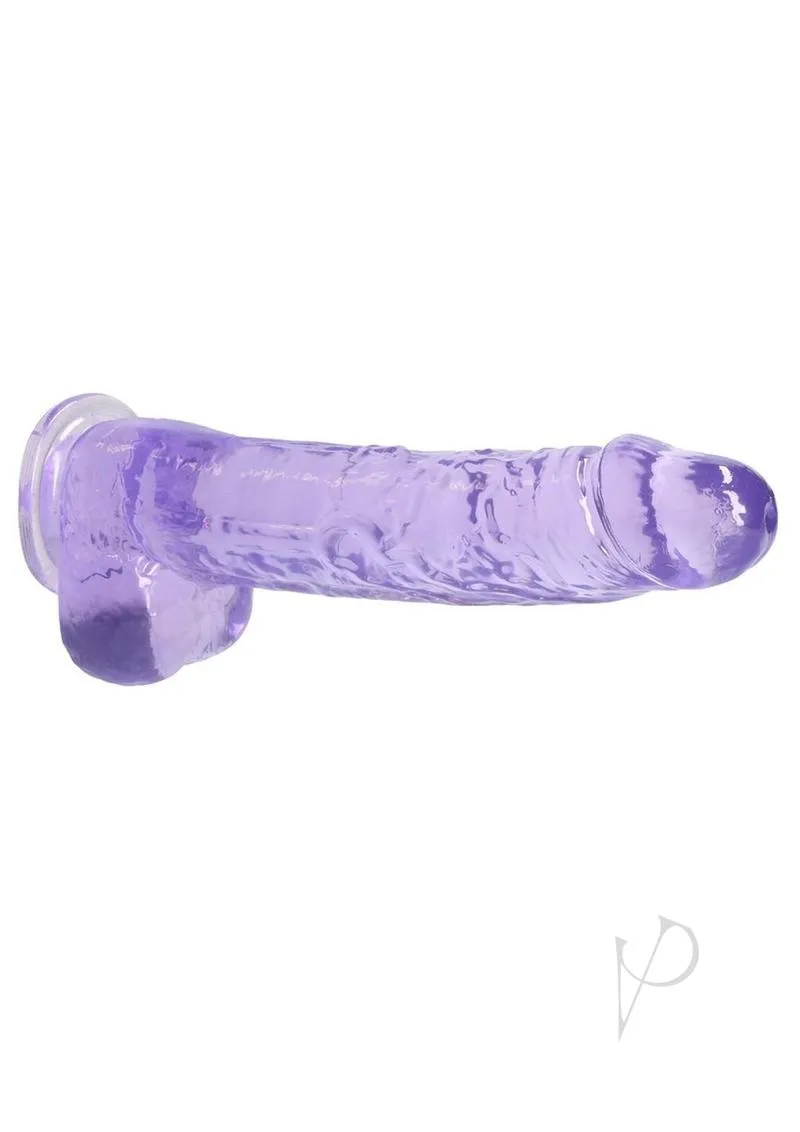 Realrock Crystal Clear Dildo Ball 9 Pur