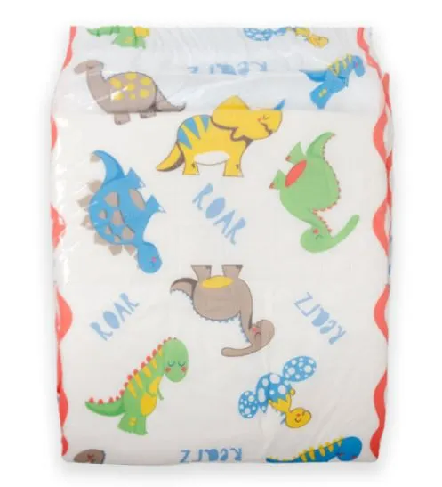 Rearz Mega Dinosaur 1 Pack Adult Diaper (12 Diapers) Full Pack