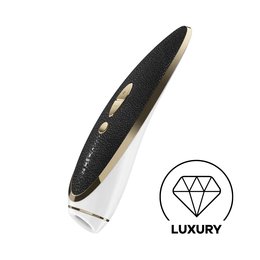 Satisfyer - Luxury Haute Couture Clitoral Air Stimulator (Black)
