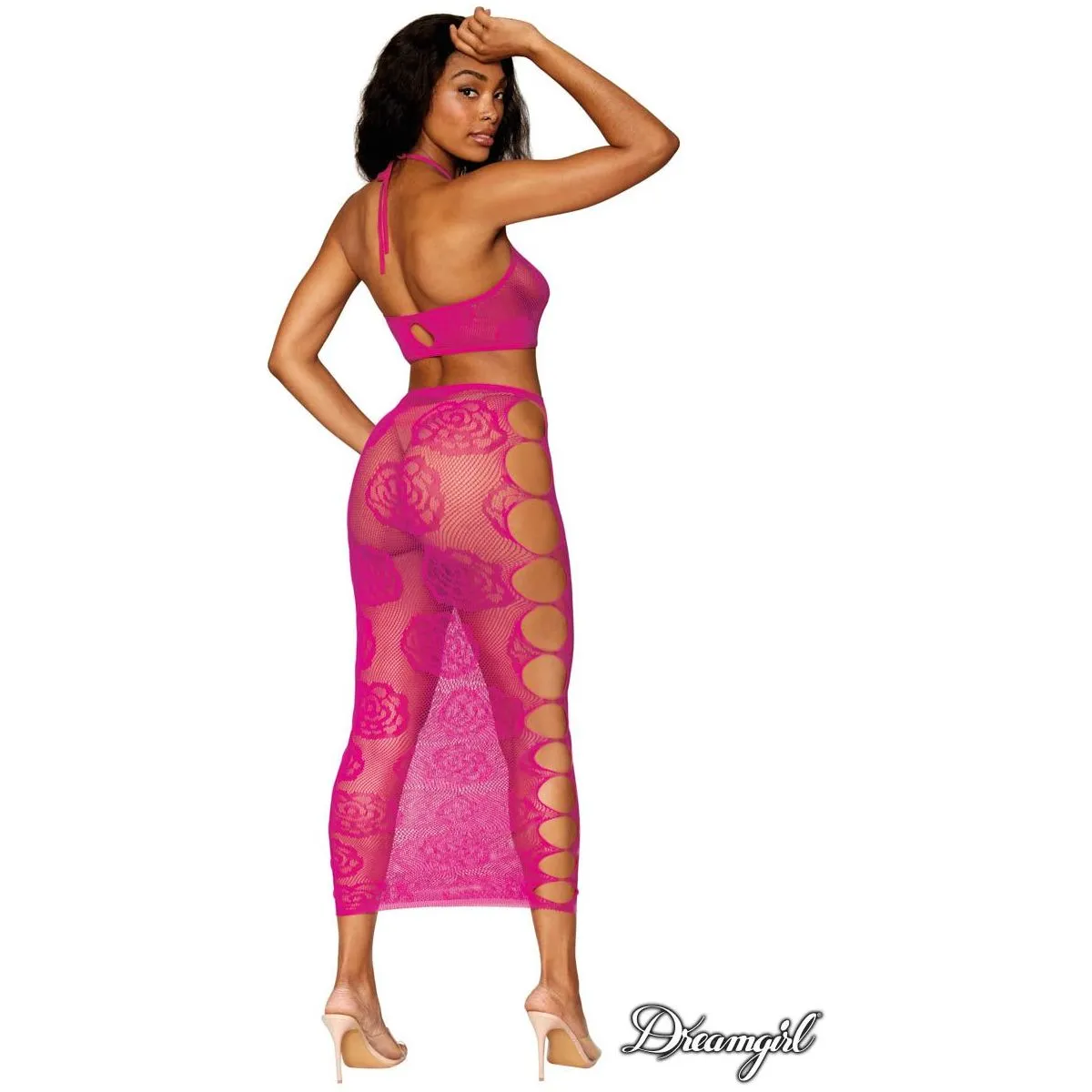 Seamless Rose 2pcs Top & Skirt by Dreamgirl