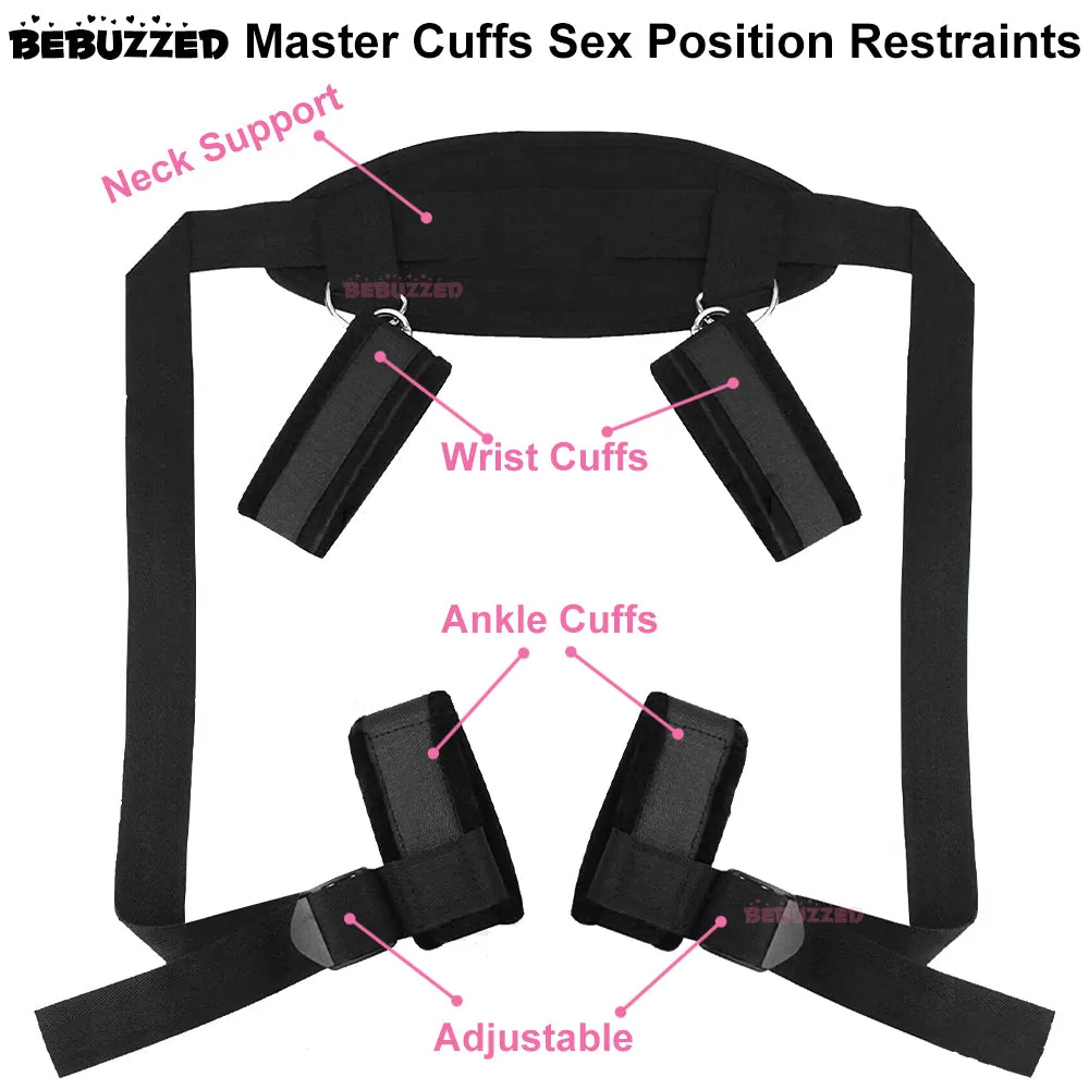Sex Position Enhancer BDSM Restraint Set Handcuffs Couples Fetish Bondage Cuffs